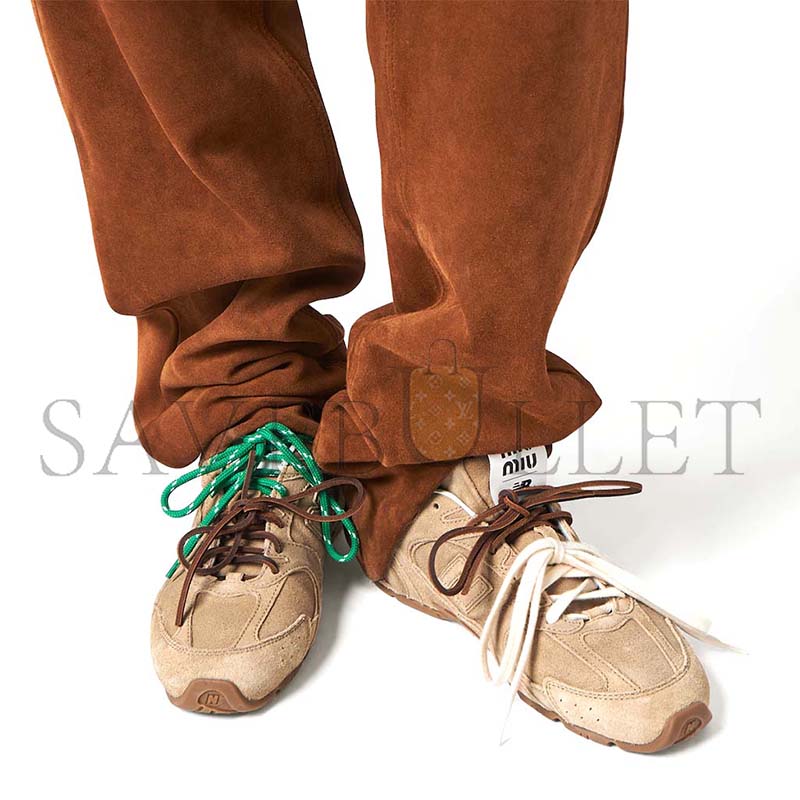 MIU MIU X NEW BALANCE 530 SL SUEDE SNEAKERS 5E165E